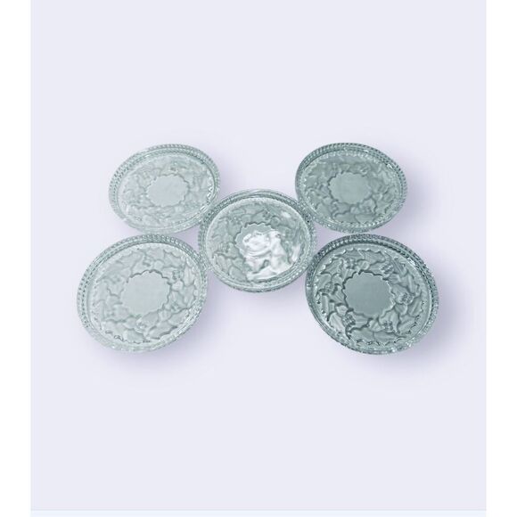 Set of 5 Christmas Poinsettias Holiday Coaster - Picture 1 of 5